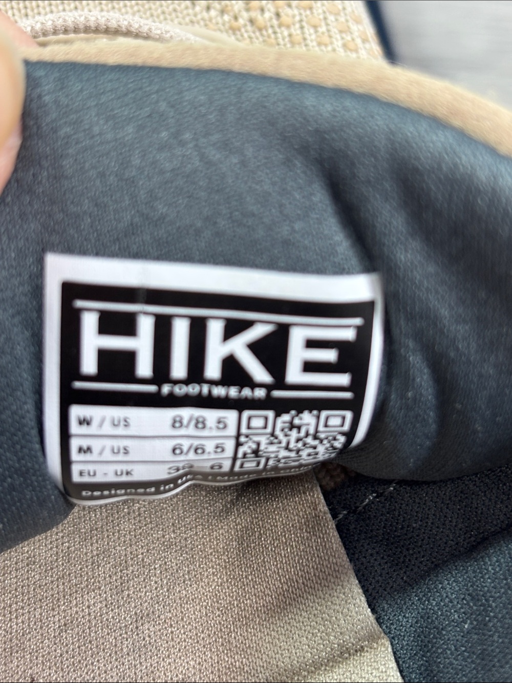HIKE Footwear HF Stride Beige Barefoot Sneakers - size8/8.5 - Picture 10 of 10